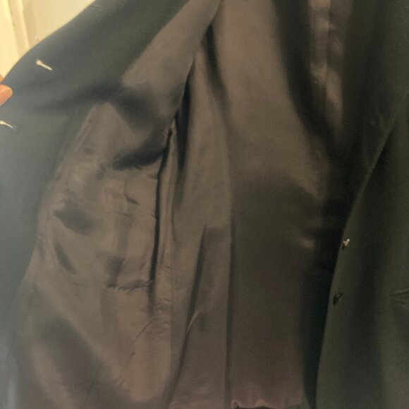 FINAL PRICE: Vintage Gianni Petite Size 4 Black Blazer - Picture 14 of 15